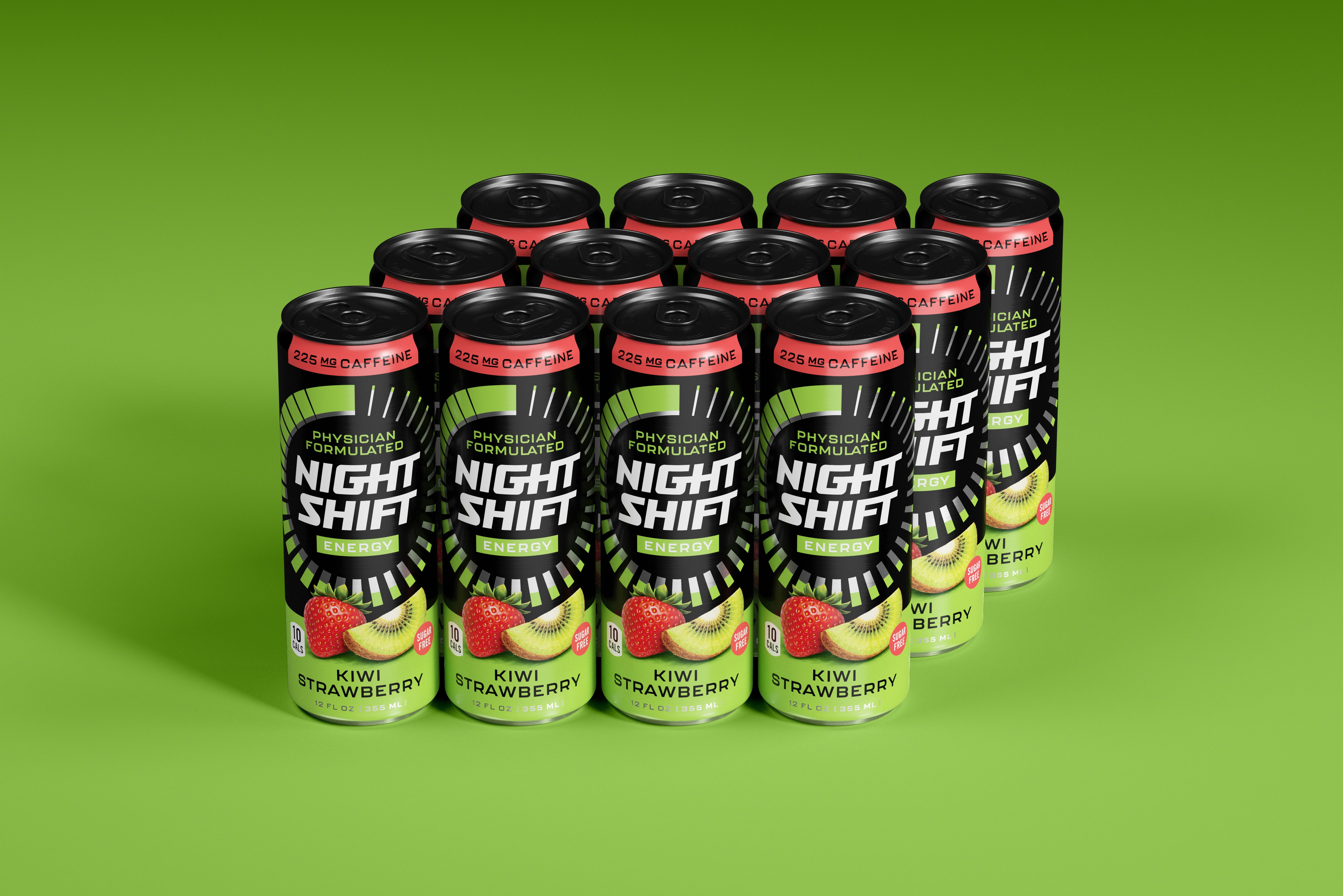 Night Shift Energy - Kiwi Strawberry 12 Pack