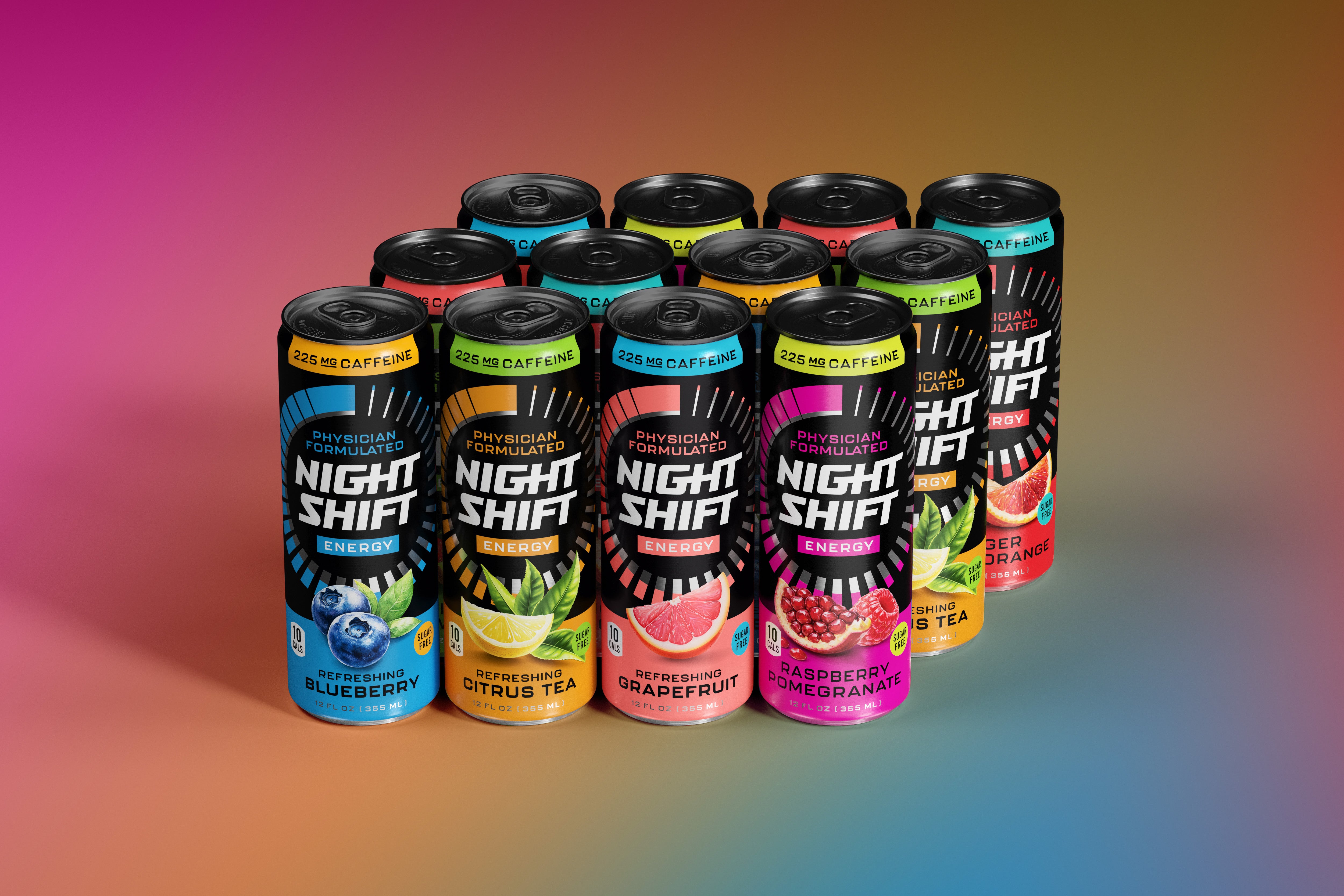 Night Shift Energy - Ultimate Variety 12 Pack